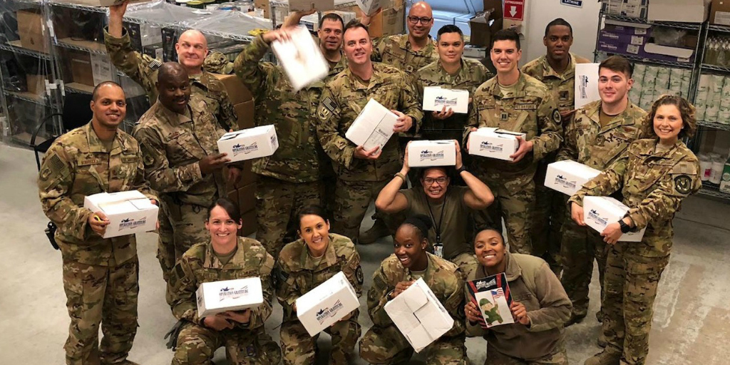 Ship Care Packages to Deployed Troops