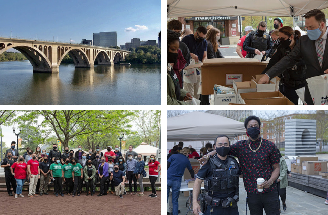Operation Gratitude and our partners at Starbucks bridged the civilian-service divide at a community service project that brought together civilians, military, veterans, and first responders in Arlington, VA April 14, 2021.