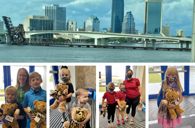 Operation Gratitude and CSX joined forces near their HQ in Jacksonville, FL on April 18, 2021, and impacted 60 children whose parents have been deployed 13 of the last 17 months.