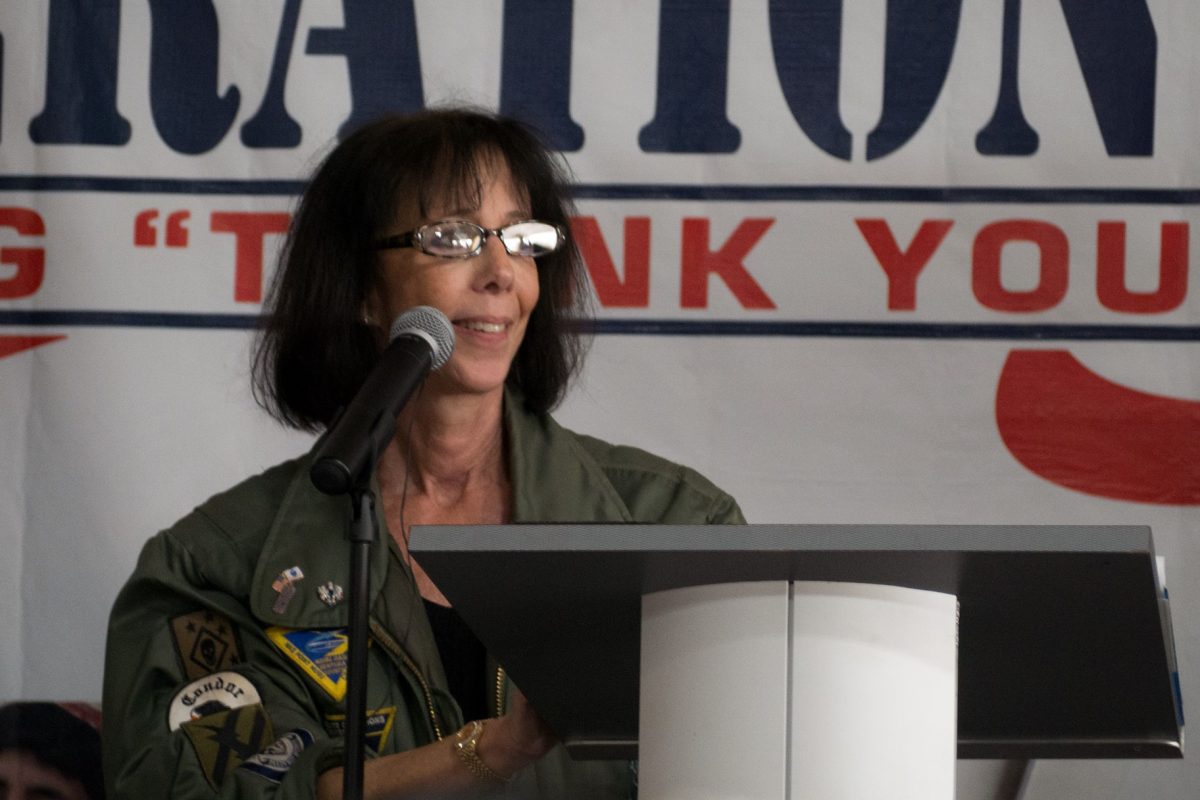 Founder Carolyn Blashek spoke to the crowd of volunteers, "You have produced the Two Millionth Care Package and countless smiles on the faces of all who serve."