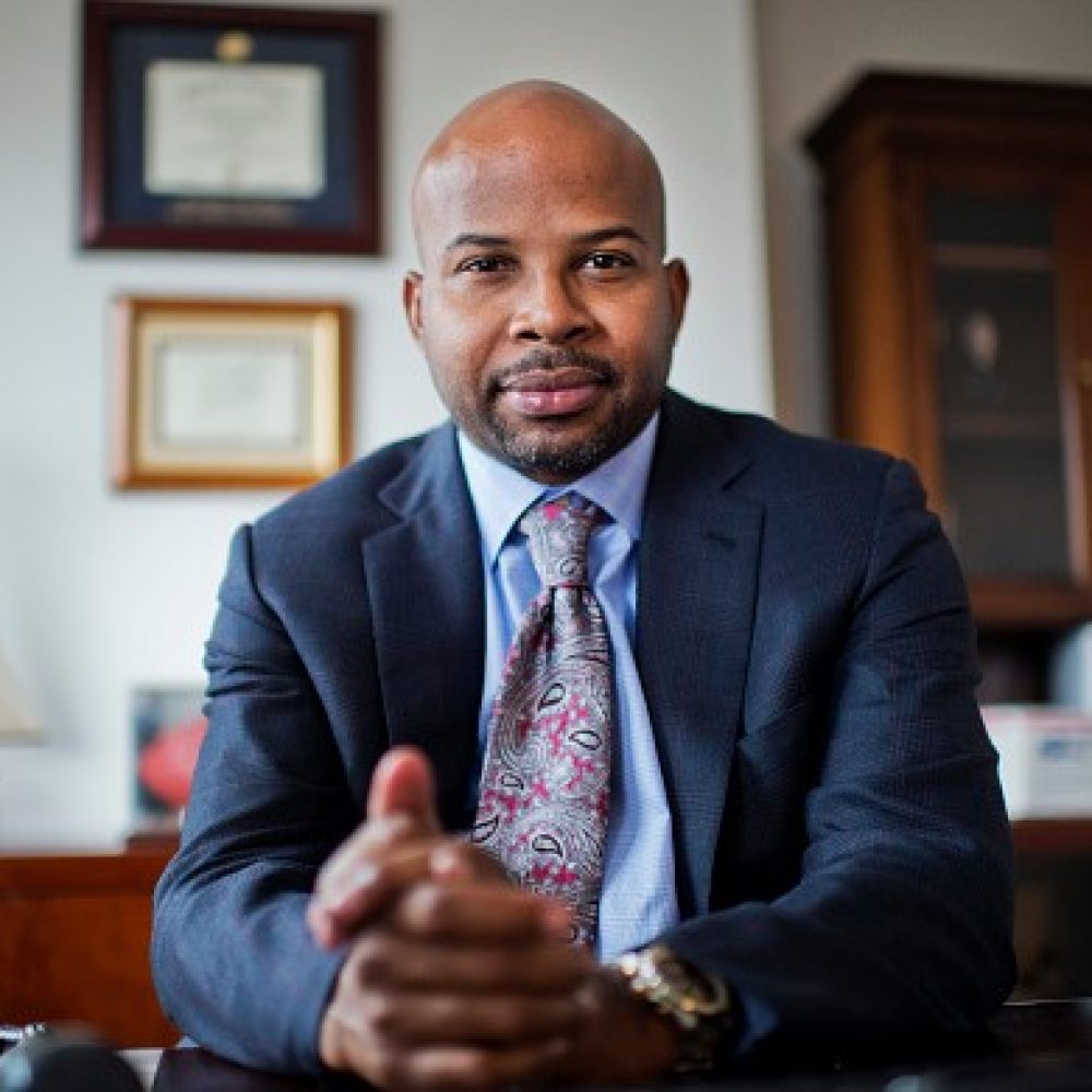 UNITED STATES - OCTOBER 29: Sherman Gillums of Paralyzed Veterans of America, is photographed in his Washington office, October 29, 2014. (Photo By Tom Williams/CQ Roll Call)